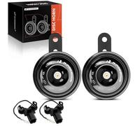 A-Premium 2Pcs Electric Car Horn Compatible with Honda CR-V CRV, Civic, Accord, Odyssey, Fit & Acura MDX, TSX, TL, RL