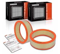 A-Premium 2Pcs Engine Air Filter Compatible with Chevrolet Malibu, Tahoe, Impala, Camaro, Blazer & GMC Yukon, Jimmy, & Buick Regal, LeSabre & Cadillac Brougham & Pontiac Grand Prix