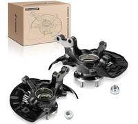A-Premium 2X Front Left and Right Steering Knuckle & Wheel Bearing Hub Assembly Compatible with Toyota Highlander 2008-2017 & Lexus RX350 RX450h 2010-2015, Driver and Passenger Side