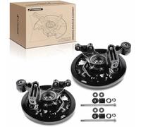 A-Premium 2x Rear Left and Right Steering Knuckle & Wheel Bearing Hub Assembly Compatible with Subaru Forester 2001-2008, Rear Drum Brakes Only, Driver and Passenger Side