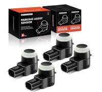 A-Premium 4-PC Reverse Backup Parking Assist Aid Sensor Compatible with Select Ram, Jeep, Dodge and Chrysler Models - Ram 1500 2500 3500 Durango Liberty Journey 300 Grand Cherokee, Replace 1EW631CLAA