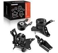 A-Premium 4PCS Engine Motor Mount Transmission Mount Torque Strut Mount Set Compatible with Toyota Yaris 2006-2011 2015-2017 L4 1.5L, Automatic Transmission, Replace# 1236421020, 1236437010