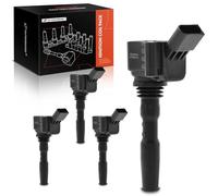 A-Premium 4PCS Ignition Coil Packs Compatible with Audi, Porsche & Volkswagen Vehicles - A3 2015-2023, A4 A5 A6, Q3 Q5 Q7 Q8, S3 S4 S5 S6 S7 S8, TT Quattro, Cayenne, Jetta, Passat, Golf