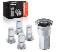 A-Premium 5-Pack 24mm Wheel Lug Nut Covers Compatible with Chevrolet Impala 2000-2005, Lumina 1995-2000, Monte Carlo 1995-1999 & Buick Regal 1996 & Oldsmobile Achieva & Pontiac Grand Am, Sunbird