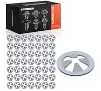 A-Premium 50PCS Stainless Steel Deck Lid Emblem Retaining Clips Push Nut Compatible with Mazda 6 2009-2010, CX-3, RX-8, 323, 626, 929, Miata, Millenia, MPV, MX-3, MX-6, Protege, Protege5, RX-7