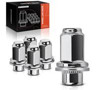 A-Premium 5PCS M12-1.5 Wheel Lug Nuts Compatible with Toyota Camry Corolla Tacoma Highlander Tundra Sienna 4Runner Lexus RX300 RX400h ES300 IS300
