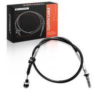 A-Premium 60.625 Inch Clutch Cable with Adjuster Compatible with Honda Civic, CRX, 1988 1989 1990 1991, 1.5L 1.6L, Manual Transmission