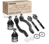 A-Premium 6Pcs Front Suspension Kit, Lower Ball Joint, Inner Outer Tie Rod End, Compatible with Honda Civic 1992-1995 Civic del Sol 1993-1997 Acura Integra 1994-1997 1.5L 1.6L 1.8L
