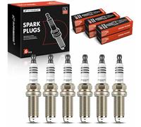 A-Premium 6Pcs Iridium Spark Plug Compatible with Honda Accord & Jeep Grand Cherokee & Dodge Grand Caravan & Kia Sorento & Hyundai Santa Fe & Chrysler Town & Country & Mitsubishi Outlander & Acura RDX