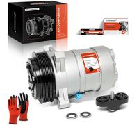 A-Premium AC Compressor with Clutch Compatible with Acura SLX Cadillac DeVille 1994-1999 Fleetwood 1985 Allante Eldorado Seville Isuzu Trooper