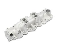 A-Premium Aluminum Dual Carburetor Intake Manifold Compatible with Ford Mercury Flathead V8-2-Barrel 1949-1953