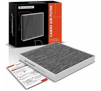 A-Premium Cabin Air Filte with Activated Carbon - Compatible with Audi & Volkswagen Models - A3, A3 Quattro, Q3, S3, TT Quattro, Jetta, Golf, Tiguan, Atlas, GTI - Replace# CF11643L8