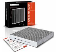 A-Premium Cabin Air Filter with Activated Carbon Compatible with Fiat 500 2012-2019, Replace# 68096453AA