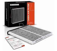 A-Premium Cabin Air Filter with Activated Carbon Compatible with Mazda Vehicles - 3 2014-2018, 6 2014-2021, CX-5 2013-2022