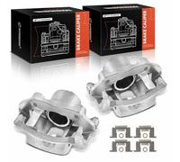 A-Premium Disc Brake Caliper Assembly with Bracket Compatible with Nissan Models - 720 1983-1986, D21 1986-1994, Multi 1986-1988, Pickup 1995-1997 - Front Driver and Passenger