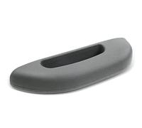 A-Premium Door Armrest Pull Handle Cover Compatible with Chevrolet Express 1500 2500 3500 GMC Savana 1500 2500 3500 1996-2002 Front Right Gray