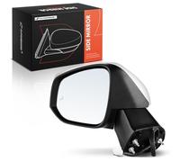 A-Premium Driver Side Power (White) Door Mirror Compatible with Toyota RAV4 2019 2020 2021 2022 - Heated Manual Folding w/Turn Signal and Blind Spot Detection Outside Rear View Mirror