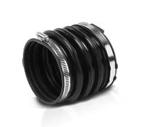 A-Premium Engine Air Intake Hose Tube W/Clamps [fits DOHC, 8Cyl 4.8L] Compatible with BMW [E65] 750i 2006-2009, 750Li 2006-2009, To Throttle Body, Center, Replace# 13717541069