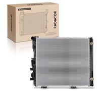 A-Premium Engine Coolant Radiator with Trans. Oil Cooler Compatible with Mercedes-Benz W124 260E 87-89 L6 2.6L, 300CE 88-93, 300E 86-93, 300TE 88-93, E320 94-95 3.2L, Auto Trans. Replace# 1245002803