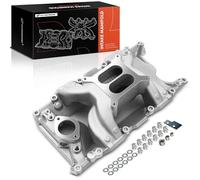A-Premium Engine Dual Plane 318 8Cyl Intake Manifold Compatible with Chrysler LA Magnum 318 340 360 5.2 5.6L 5.9L Air Gap Small Block - 1967-2003, 1500-6500 RPM,