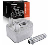 A-Premium Engine Oil Cooler Compatible with Ford F-150 2011-2020, Expedition 2015-2021 & Lincoln MKT 2012-2019, Navigator 2015-2021, 3.5L 3.7L, Replace# BL3Z6A642H