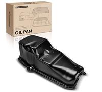 A-Premium Engine Oil Pan Sump with Drain Plug, Compatible with - 1965-1980 - Chevrolet, GMC, Buick, Pontiac & Oldsmobile - Malibu, Impala, Camaro, Corvette, Jimmy, K1500