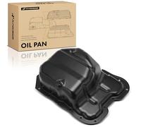 A-Premium Engine Oil Pan Sump with Drain Plug Compatible with Dodge Caliber 2007 2008 2009, 1.8L, Replace # 4884664AD, 4884664AC