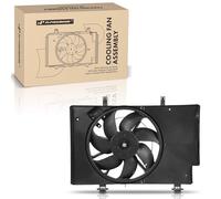 A-Premium Engine Radiator Cooling Fan Assembly Compatible with Select Ford Models - Fiesta 2011-2017, L4 1.6L - Replace# BE8Z8C607A, D3B58C607AE