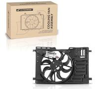 A-Premium Engine Radiator Cooling Fan Assembly Compatible with Select Ford Models - Focus 2013-2018, Transit Connect 2014-2017 - Replace# CV6Z8C607B
