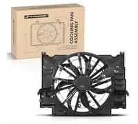 A-Premium Engine Radiator Cooling Fan Assembly, PA Material, 7 Blades, 12.0V, 2-Pin, T2H20465, Compatible with Jaguar XE 2017-2019, XF 2016-2019