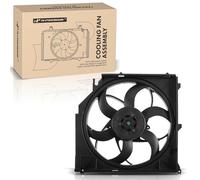A-Premium Engine Radiator Cooling Fan Assembly with Brushless Motor Compatible with Select BMW Models - E83 Series X3 2004-2010 - Replace# 17113452509, 17113414008