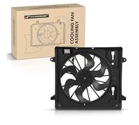 A-Premium Engine Radiator Cooling Fan Assembly with Shroud and Air Conditioning Compatible with Jeep JK Series Wrangler 2007 2008 2009 2010 2011, 3.8L, Replace# CH3115167, 52079654AE