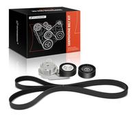 A-Premium Engine Serpentine Belt Drive Kit Compatible with Jeep JK Series Wrangler 2007 2008 2009 2010 2011, 3.8L