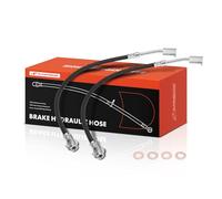 A-Premium Front Driver and Passenger Side Brake Hydraulic Hose Compatible with Ford Models - F-150 F150 1975-1979, F-250, E-150 E-100 Econoline, E-150 E-100 Econoline Club Wagon, F-100, Pack of 2