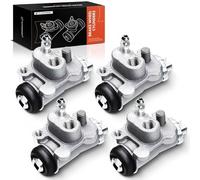 A-Premium Front Left and Right Brake Wheel Cylinders Compatible with Honda Foreman 450 1998-2004 ATV 4-PC Set