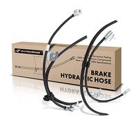 A-Premium Front Side Brake Hydraulic Hose Compatible with Ford and Lincoln Models - Expedition 2002-2004 4.6L 2002-2006 5.4L, Navigator 2002-2006 5.4L, 4WD - Replace# 2L1Z2078BA, Pack of 2