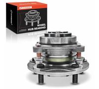 A-Premium Front Wheel Bearing and Hub Assembly with 5-Lug | Compatible with Toyota Sequoia 2008-2022, Tundra 2007-2021, RWD Only, High Carbon Steel, Double-Lip Seal Ring