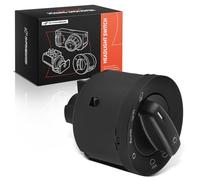 A-Premium Headlight Switch Instrument Panel Headlamp Dimmer Switch Compatible with Volkswagen Eos 2009 2010, with Fog Lights Control