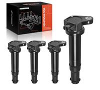 A-Premium Ignition Coils Pack Compatible with Hyundai Accent Kia Rio Rio5 2006 2007 2008 2009 2010 2011 1.6L Compatible UF-499 27301-26640 C1543 (4-PC Set)