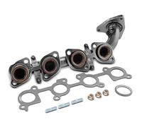 A-Premium Left Engine Exhaust Manifold Kit W/Gaskets & Studs & Nuts [DOHC 8Cyl 4.7L] Compatible with Toyota Land Cruiser & Lexus LX470, 1998 1999 2001 2002 2003 2004 2005, Replace# 1710550121