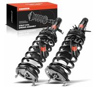 A-Premium Pair (2) Front Complete Strut & Coil Spring Assembly Compatible with Infiniti G35 2004 2005 2006, Driver and Passenger Side, AWD & Automatic Transmission Only