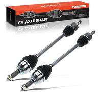 A-Premium Pair (2) Front CV Axle Shaft Assembly Compatible with Subaru Forester 2014 2015 2016 2017 2018, H4 2.0L 2.5L, Driver and Passenger Side