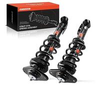 A-Premium Rear Complete Strut and Coil Spring Assembly Compatible with Mini Cooper 2007-2015 Hatchback, 2009-2015 Convertible, Not Fit JCW Model