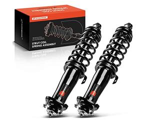 A-Premium Rear Complete Strut Assemblies with Coil Springs, Set of 2 | Compatible with Lexus [Sedan RWD] IS250 2006-2013, IS350 2006-2013, Exc. 16.7" Rim