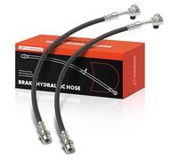 A-Premium Rear Driver and Passenger Side Brake Hydraulic Hose Compatible with Ford Models - Bronco Sport 2021 2022 2023, Pack of 2