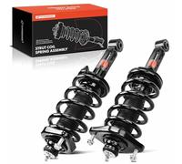 A-Premium Rear Pair (2) Complete Strut & Coil Spring Assembly Compatible with Honda CR-V CRV 2012 2013 2014 2015 2016, Driver and Passenger Side, AWD