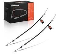 A-Premium Rear Side Parking Brake Cable Assembly Compatible with Chevrolet, Oldsmobile, Pontiac and Buick Models: Camaro 1967-1969, Chevy II, Nova, Omega, Firebird, Phoenix, Ventura, Apollo, Skylark