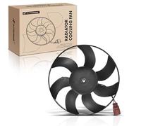 A-Premium Right Engine Radiator Cooling Fan Assembly Compatible with Volkswagen & Audi Models - Jetta 2005-2018, Passat, Golf, Golf SW, Beetle, Beetle Cabrio, Bora, Caddy, Rabbit, A3, A3 Quattro, S3