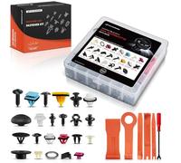 A-Premium Set of 230, (17-Type) Car Retainer Clips Kit Compatible with Kia Sorento 2011 2012 2013 2014 2015 Fender Door Weatherstrip Auto Push Pin Plastic Rivet Fastener Replacement, w/Removal Tool