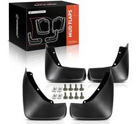 A-Premium Set of 4PCS Mud Flaps Splash Guards Mudguards Mudflaps with Hardware Accessories Compatible with Volvo XC90, 2015-2021, Sport Utility, Bolt On, Front and Rear (Driver & Passenger Sides)